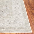 thumbnail image 3 of SAFAVIEH Mason Winslow Medallion Polyester Area Rug, Light Gray/Green, 9' x 12', 3 of 7
