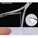 thumbnail image 4 of Alicates para cutículas, tijeras para manicura de uñas, cortacutículas, removedor de piel muerta, cortadores de acero inoxidable, herramienta de belleza con empujador Ormromra CZBG-ZH62, 4 of 4