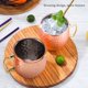 thumbnail image 5 of Mini Mula Moscú De Acero Inoxidable 2 Onzas Tazas Espresso Chapada En Cobre Juego Tiro 4, 5 of 5