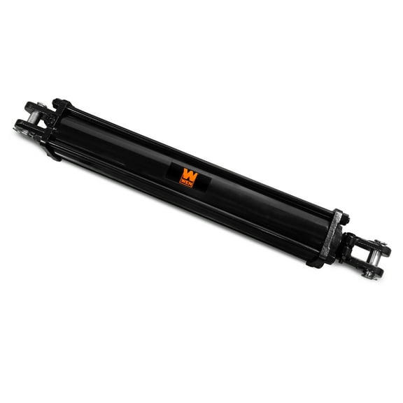 WEN 2500 PSI Tie Rod Hydraulic Cylinder with 4 in. Bore and 48 in. Stroke
