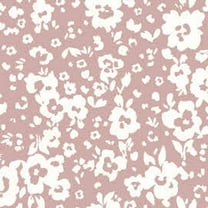 Stylish Fabric Blush Off White Ditsy Floral Printed on Poly Moroccan Fabric, DIY Projects by the Yard-PRINT FABRIC