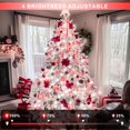thumbnail image 2 of Luces navideñas JMEXSUSS rojas y blancas, 600 LED, 168 pies, 2 of 8