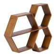 thumbnail image 4 of Étagère murale flottante hexagonale Hive hometrends, 4 of 7