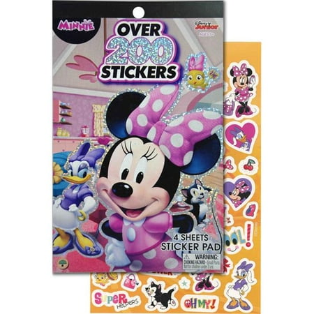Disney Disney Junior Bowtique Minnie Mouse and Daisy Duck 4 Sheet Holographic Foil Stickers Pads (2pc Set) Novelty Character Stationery