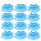 thumbnail image 2 of 100pcs Disposable Plastic Shoe Covers Carpet Cleaning Overshoes (blue), 2 of 4