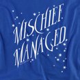 thumbnail image 2 of Harry Potter Mischief Managed 4 Women's T Shirt, Royal, Small, 2 of 6