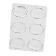 thumbnail image 1 of Pastillas de Silenciador de 6 Piezas Pastillas de Silenciador Pad para Práctica de Percusión Translúcido Hugo Bandas silenciadoras Snare Drum, 1 of 10