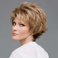 thumbnail image 1 of Braveheart Femmes Agréable Brun avec Blond Doré Mixte Femme Droite Courte Perruques de Cheveux Synthétiques, 1 of 1