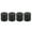 Black, variant on 4-Piece High-temperature Silicone Spacers Hot Bed Leveling Column 3D Printer Accessories for CR10 CR10S Ender3