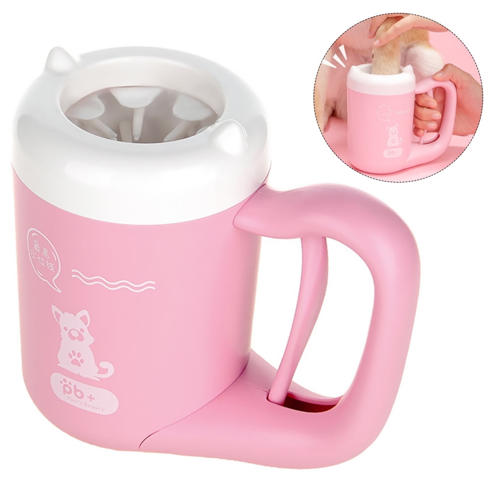 Automatic Paw Cleaner Cup Dog Paw Washer Brush Silicone Dog Feet
