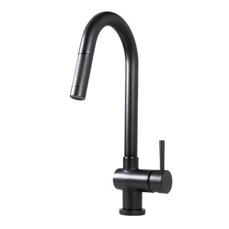 Gramercy Single - Vigo 30 inch Undermount Single Bowl 16 Gauge Stainless Steel Kitchen Sink with Gramercy Matte Black Faucet, Grid, Strainer and Soap Dispenser