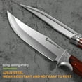 thumbnail image 6 of Plys Full Tang Camping Hunting Knife with Nylon Sheath, Fixed Blade Outdoor Knives, Stainless Steel Sharp Blade, 6 of 6