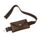 thumbnail image 1 of Riñonera ecuestre para mujer, ajustable, ligera y con correas ajustables. Café, 1 of 8