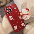 thumbnail image 2 of Xmas New Year Gifts Cartoon Hello Kitty Phone Case for iPhone 17 16 15 14 13 Pro Max Shockproof Soft Cover, 2 of 10
