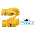 thumbnail image 4 of Weldas® STEERSOtuff® Yellow Top Grain Cowhide, Keystone Thumb - Material Handling/Work Driver´s Style Gloves - Size L - (2 PAIRS), 4 of 5