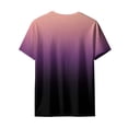 thumbnail image 7 of Maean Mens Gradient Tee Short Sleeve Crew Neck Shirts Lightweight Fashion Casual Color Block Summer Tops, 7 of 7