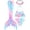 Pattern CX25, variant on Girls Mermaid Tail Kids Mermaid Swimsuits Sea Costume 11-12Years