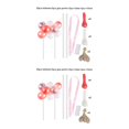 thumbnail image 3 of Cateissary 15 unids/set Mini globo pastel Topper boda cumpleaños Baby Shower fiesta decoración 1# 2piezas, 3 of 6