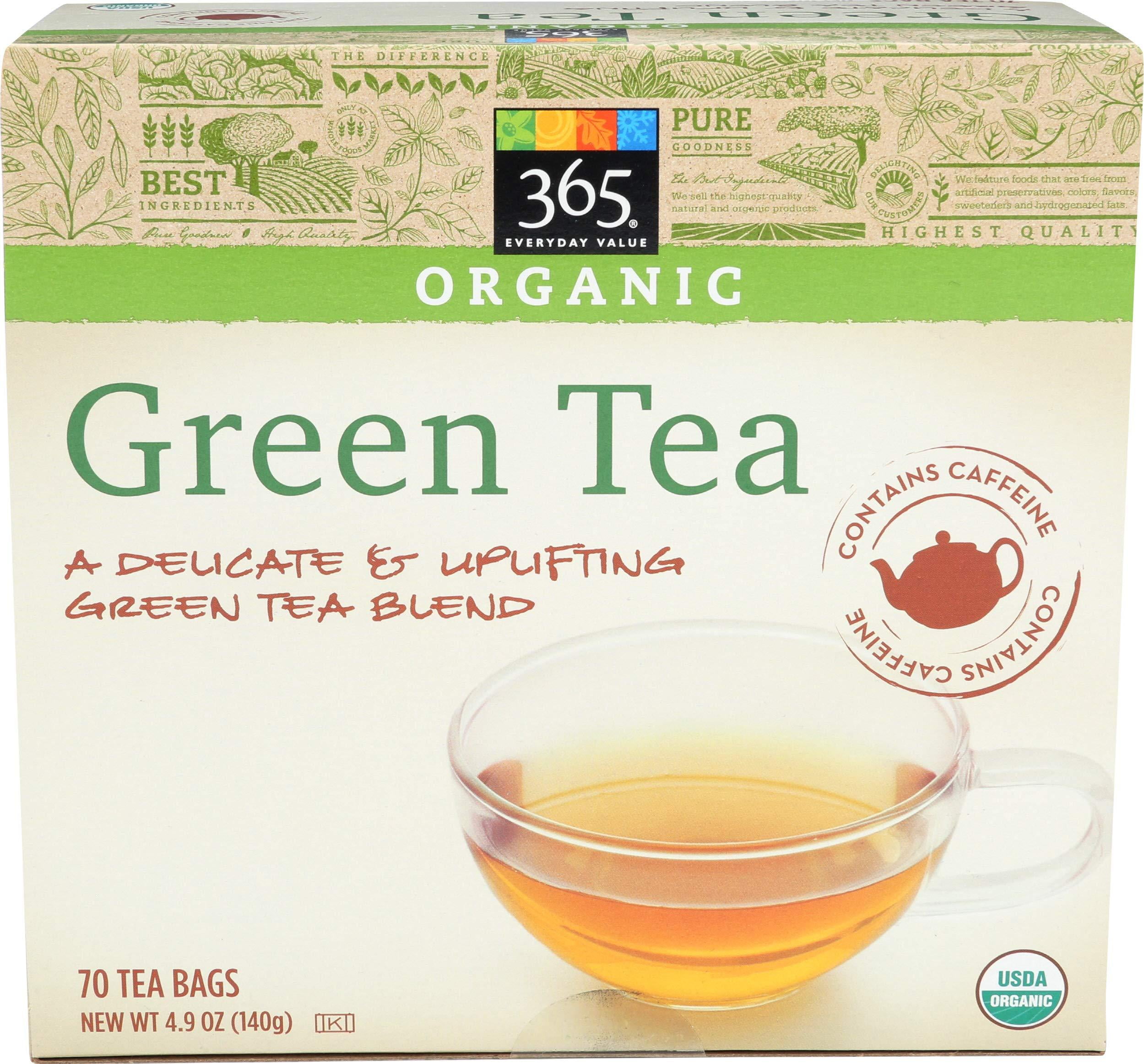 365 Everyday Value, Organic Green Tea (70 Tea Bags), 4.9 oz Walmart
