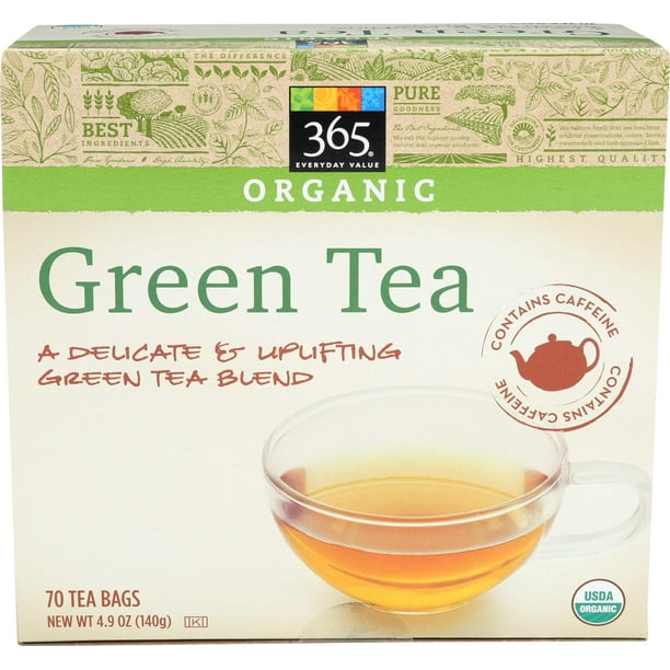 365 Everyday Value, Organic Green Tea (70 Tea Bags), 4.9 oz Walmart