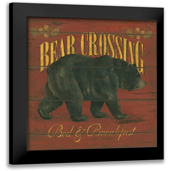 Marrott, Stephanie 12x12 Black Modern Framed Museum Art Print Titled - Bear Creek