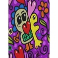 thumbnail image 1 of Ahgly Company Indoor Rectangle Patterned Rose Purple Abstract Area Rugs, 5' x 7', 1 of 6