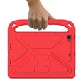 thumbnail image 5 of Allytech Kids Case for Samsung Galaxy Tab A 8.0 2019 SM-T290 T295 T297, Soft EVA Rubber Kids Friendly Handle Kickstand Shock Absorption Scratch Resistant Heavy Duty Protection Shockproof, Red, 5 of 6