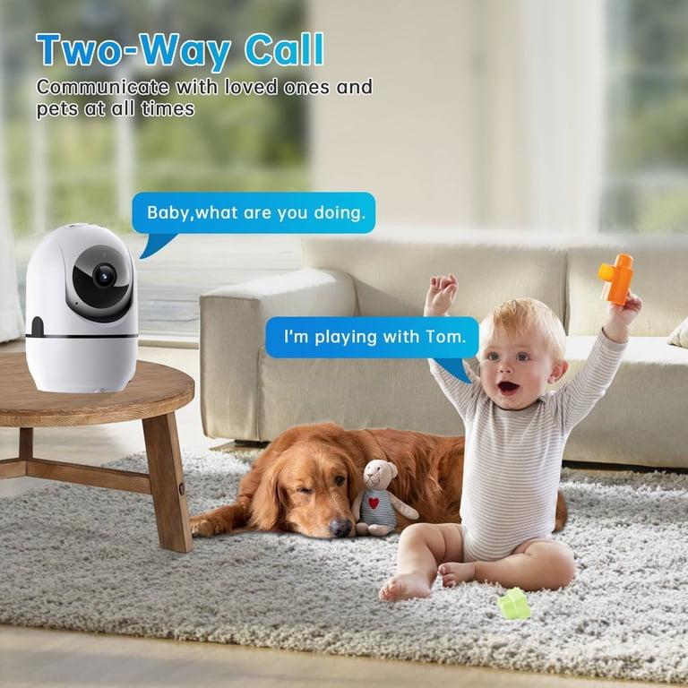 GBIUT 2K 360° Pan/Tilt Wi-Fi Indoor Camera photo 6