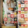 thumbnail image 5 of Pioneer Flower Floral Print Pattern Round Tablecloth 60 X 60 Inch, Wrinkle Resistant Wipeable Table Cloth for Kitchen Dining Picnic Patio Party, 5 of 6
