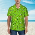 thumbnail image 2 of Balery Golf Sport Club Camisas hawaianas de manga corta para hombre, camisas playeras de corte holgado, camisas de vacaciones con botones,Medium, 2 of 7