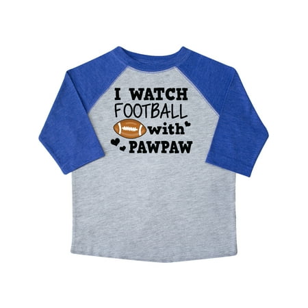 

Inktastic I Watch Football with My Pawpaw Gift Toddler Boy Girl T-Shirt