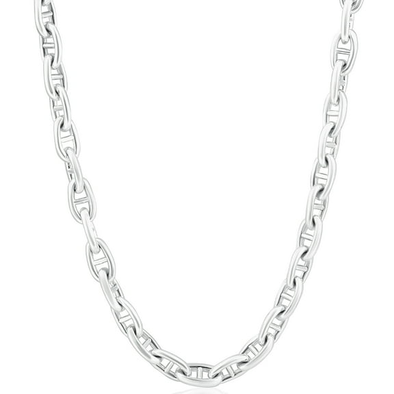 Pompeii Men's Classic Mariner 14k Gold (83gram) or Platinum (156gram) 8mm Link Chain