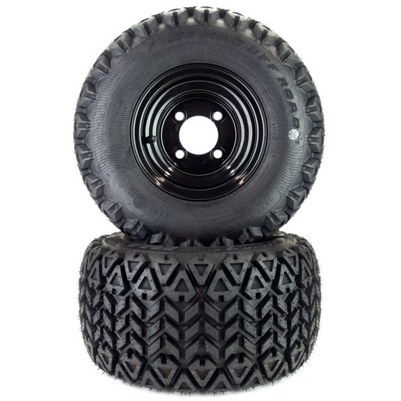 (2) All Terrain Tire Assemblies 18x9.50-8 Fits Toro Timecutter 50" 139-5847