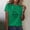 Green, variant on Loose Fit T-Shirts Girl'S Trip 2025 T Shirt Women'S Fashion Round Neck Casual Short Sleeves,Red Women Cotton T Shirt XL