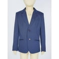 thumbnail image 3 of iiniim Boys Classic Fit Sport Blazer Long Sleeve Lapel Suit Jacket Single Breasted Outerwear Coat Navy Blue 6, 3 of 7