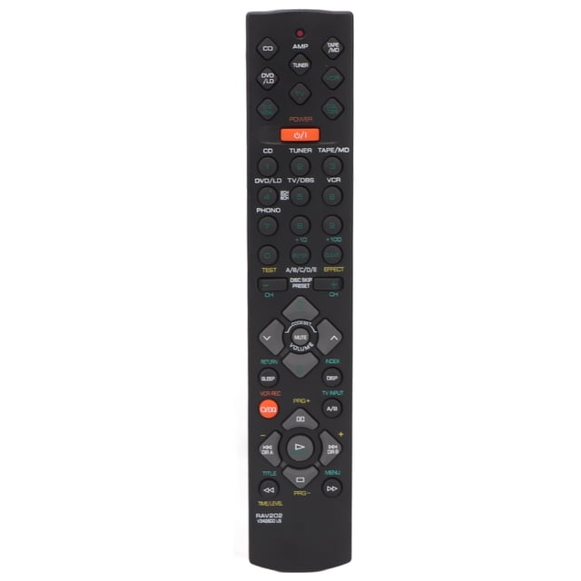 RAV202 V342600 US Mando a distancia de repuesto compatible con receptor AV RX V395 RXV395 HTR 5130 HTR5130