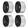 thumbnail image 2 of Piezas de coche de cubo de Metal Universal de simulación de cubo de rueda Beadlock 4 Uds para TRX4 para 90046 para SCX10 para coche de escalada CC01, 2 of 8