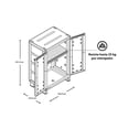 thumbnail image 5 of Armario Gabinete Organizador Rattan Closet Ropa Plástico Mediano Wengue Rimax, 5 of 5