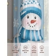 thumbnail image 5 of Blue Snowman Christmas Sheer Curtains 108 Inch Length 2 Panels Set, Xmas Snowflake Birds Voile Window Treatment Semi Sheer Long Curtains Drapes for Bedroom/Living Room/Kitchen 52"x108"x2, 5 of 7