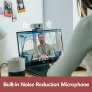 Mobile Pixels AI Camera, Full HD 1080p Video, Noise Reduction Microphone, auto-Tracking and auto Focusing