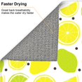 thumbnail image 4 of Dish Drying Mat, yellow green Lemon Highly Absorbent Drying Matt Kitchen Counter, Dish Mat Drying Pad Dishes Drainer Mats for Kitchen Counter or Sink, 16 x 18 inch, 4 of 6