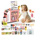 thumbnail image 1 of Caja registradora Playset POFJOEQ con máquina de café, 48 piezas para niños, 1 of 6