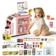 thumbnail image 1 of Caja registradora Playset POFJOEQ con máquina de café, 48 piezas para niños, 1 of 6