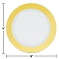 thumbnail image 2 of Gold Rim Plastic Plates, 30 Count, 2 of 2