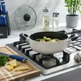 thumbnail image 3 of Oster Clairborne 3.6qt Nonstick Aluminum Dutch Oven with Bakelite Handles, White, 3 of 10