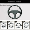 thumbnail image 5 of LNGOOR Car Steering Wheel Cover Universal for 15 inch Soft Fuzzy Warm Steering Wheel Cover, 5 of 5