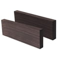 thumbnail image 3 of Ebony/Ebony Wood Timber Blank Faded Resistor Instrument Ebony Blank DIY Material 2 Pieces Musical Instrument Wood Block Supplies Gadget Accessories, 3 of 10