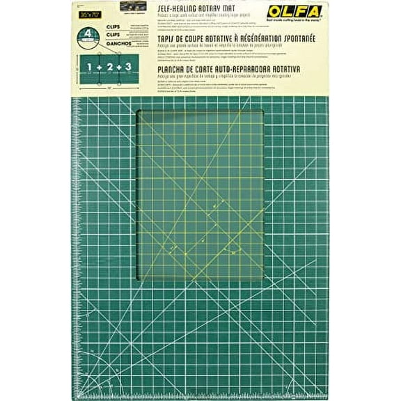 OLFA Continuous Grid Rotary Mat Set 35"X70"-