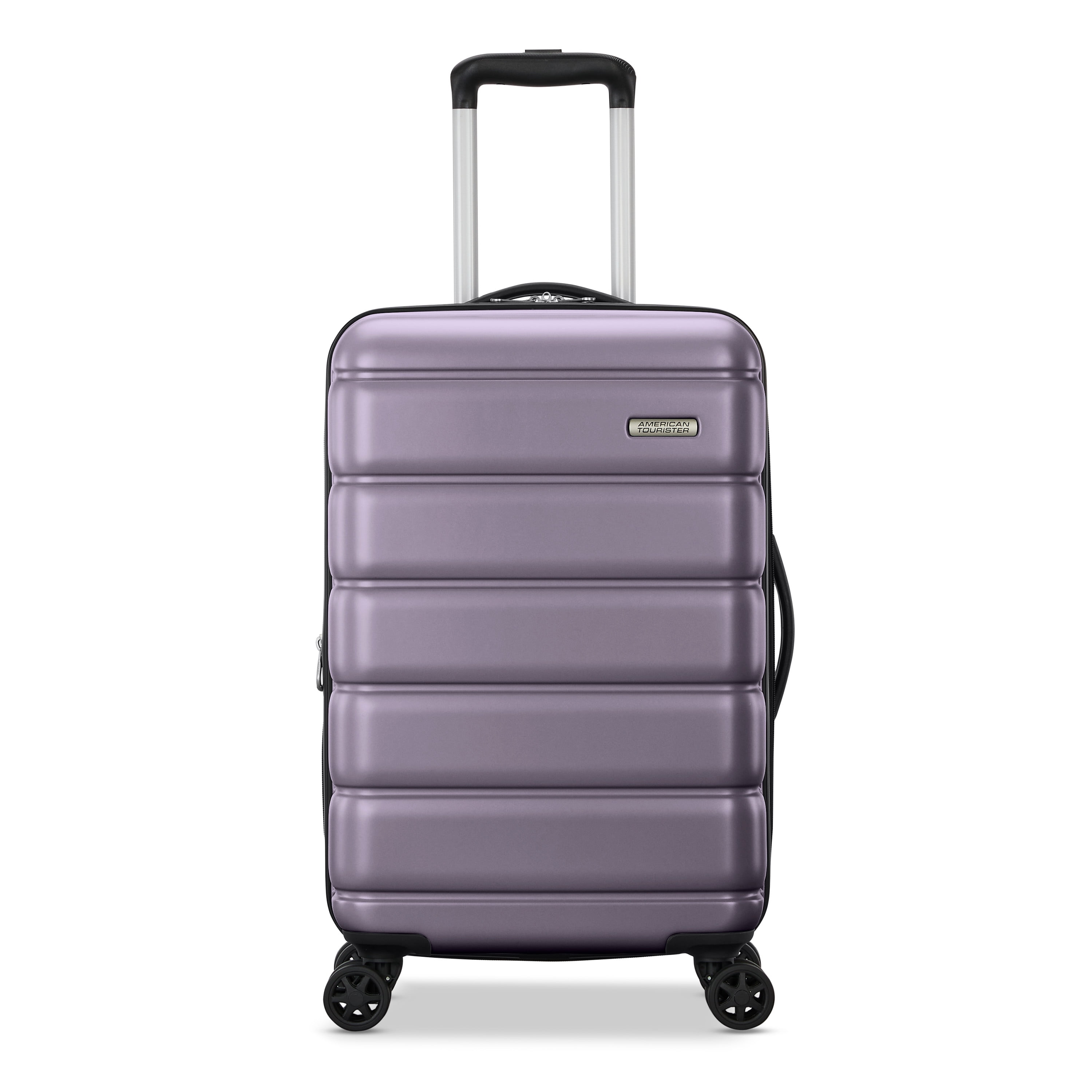 American Tourister Roll Out 2-Piece Luggage Set with Spinner Wheels (Carry on/Medium Checked) - Icy Lilac