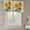 A, variant on Upgraded Sunflower Window Valance Cottage Layout Curtain Decoration Curtain Rod Pocket Valance For Kitchen/Living Room 18 X 54 In Z